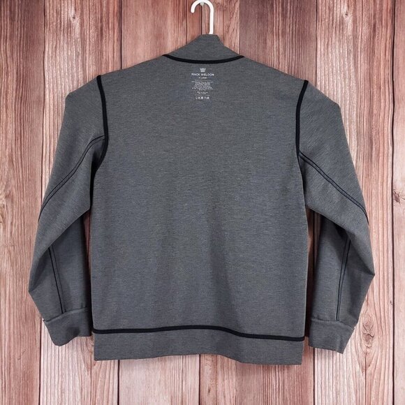 Mack Weldon Mens Size XL Atlas Full Zip Jacket Gray Athleisure Performance - Picture 4 of 16